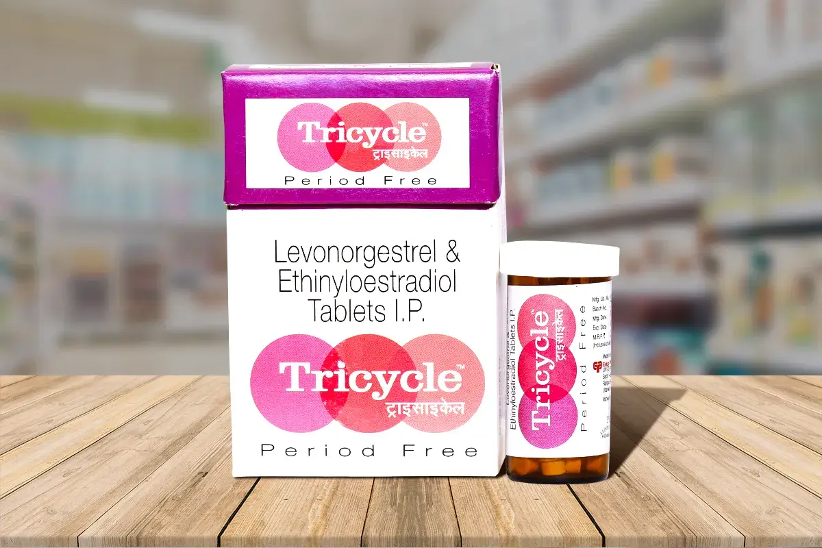 Tricycle 0.3mg/1.15mg Tablet, levonorgestrel & ethinylestradiol